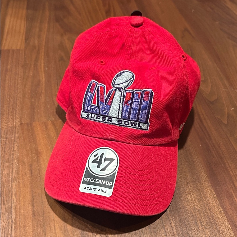 47 Brand Red Super Bowl LVIII Cap